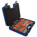 16 Piece 3/8" Drive SAE & Metric Hex Bit Insulated Socket and Attachment Set, 1000V Insulated