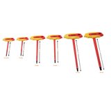 6 Piece Metric Insulated T-Handle Hex Key Set