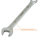 16 Piece SAE Combination Wrench Set, Contractor Series, Satin Finish, 1/4" - 1-1/4"