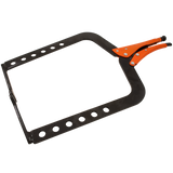 grip on locking long reach clamp distributed by gray tools