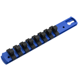 3/8" Dr. and 1/2" Dr. Socket Organizers With Rails for Metric & SAE Sockets