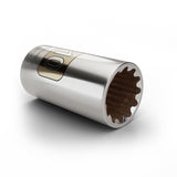1/4" Drive 12 Point Metric Chrome Sockets