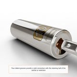 1/4" Drive 6 Point Metric Deep Length Chrome Sockets