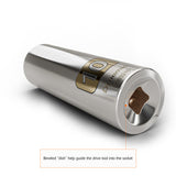 1/4" Drive 6 Point Metric Deep Length Chrome Sockets