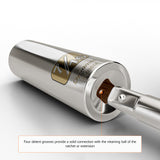 1/4" Drive 6 Point SAE Deep Length Chrome Sockets