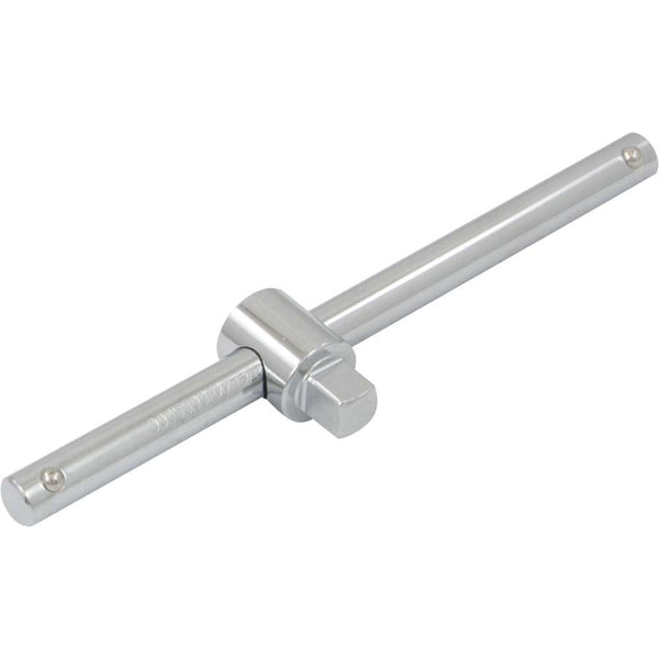3/8" Drive Sliding T-handle, 6-1/2", Chrome Finish