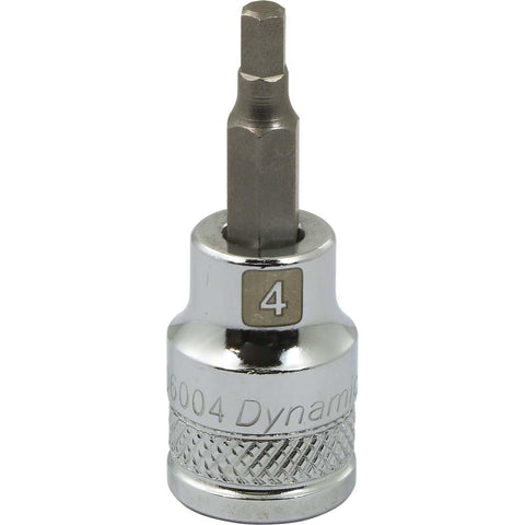 3/8" Drive Metric Hex Head Standard Length Chrome Bit Sockets