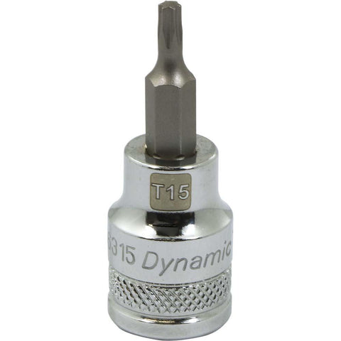 3/8" Drive Torx® Head Standard Length Chrome Bit Sockets