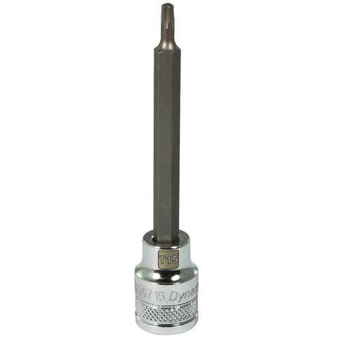 3/8" Drive Torx® Head Long Length Chrome Bit Sockets