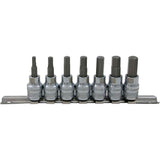 3/8" Drive 7 Piece Metric, Standard Hex Socket Set, 4mm - 10mm