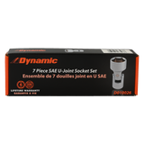 3/8" Drive 7 Piece 6 Point SAE, Universal Joint Socket Set, 3/8" - 3/4"