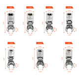 3/8" Drive 7 Piece SAE, Flare Nut Socket Set, 3/8" - 3/4"