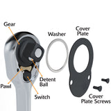 108 Tooth Ratchets, Nickel Plate Mirror Chrome Finish