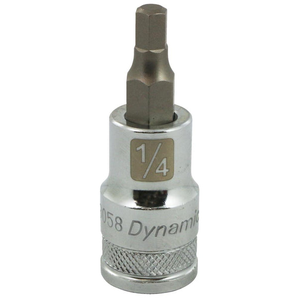 1/2" Drive SAE Hex Head Standard Length, Chrome Bit Sockets