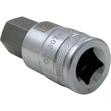 1/2" Drive 8 Piece Standard SAE, Hex Socket Set, 1/4" - 3/4"
