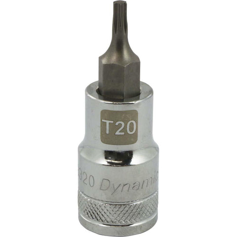 1/2" Drive Torx® Head, Standard Length, Chrome Bit Sockets