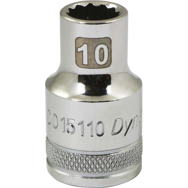 1/2" Drive 12 Point Metric, Standard Length, Chrome Sockets