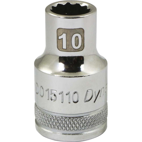 1/2" Drive 12 Point Metric, Standard Length, Chrome Sockets