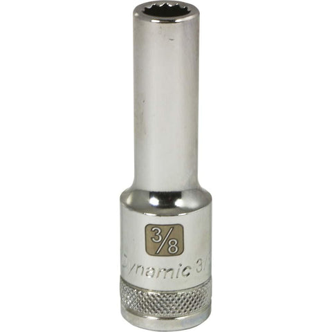 1/2" Drive 12 Point SAE, Deep Length, Chrome Sockets