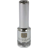 1/2" Drive 6 Point SAE, Deep Length, Chrome Sockets