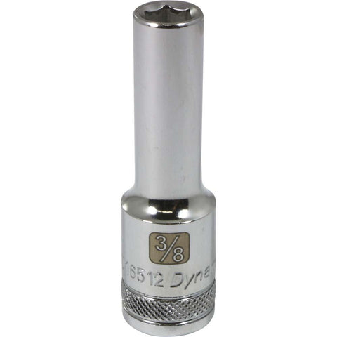 1/2" Drive 6 Point SAE, Deep Length, Chrome Sockets