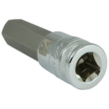 1/2" Drive 8 Piece Long SAE, Hex Socket Set, 1/4" - 3/4"