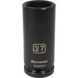 3/4" Drive 6 Point Metric, Deep Length, Impact Sockets