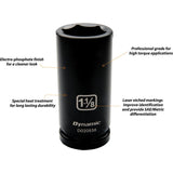 3/4" Drive 6 Point SAE, Deep Length, Impact Sockets