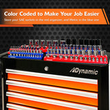 Magnetic Socket Organizers (1/4", 3/8”, & 1/2" Drive)