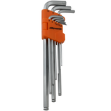 9 Piece Metric Extra Long High-Torque Hex Key Set, 1.5mm - 10mm