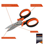 6” Multi-Purpose Electrician's Scissors