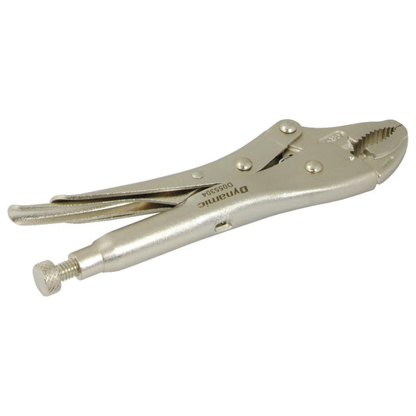 Locking Pliers With Curved Jaws