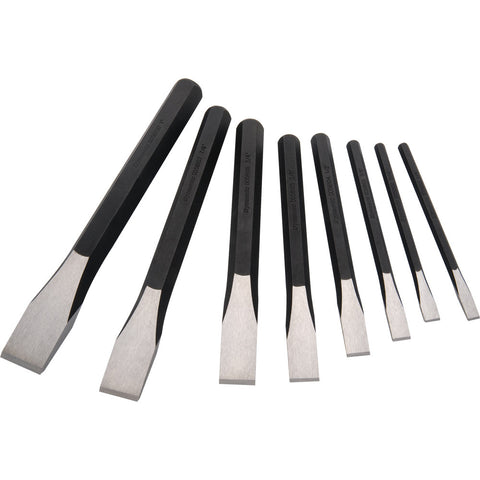 8 Piece Chisel Set, 1/4" - 1"
