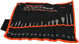 16 Piece Punch And Chisel Set