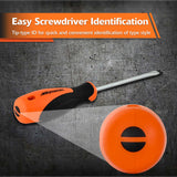 8 Piece Slotted and Phillips® Screwdriver Set With Comfort Grip Handles
