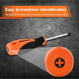 8 Piece Slotted and Phillips® Screwdriver Set With Comfort Grip Handles