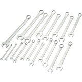 19 Piece Metric Combination Wrench Set, Contractor Series, Satin Finish, 6mm - 24mm