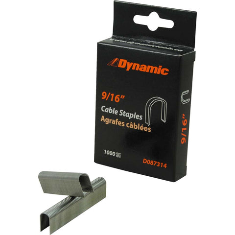 9/16" Cable Staples, 1,000/pack
