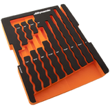 14 Piece SAE Combination Wrenches With Foam Tool Organizer