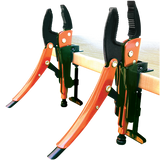2 piece hands free locking plier set