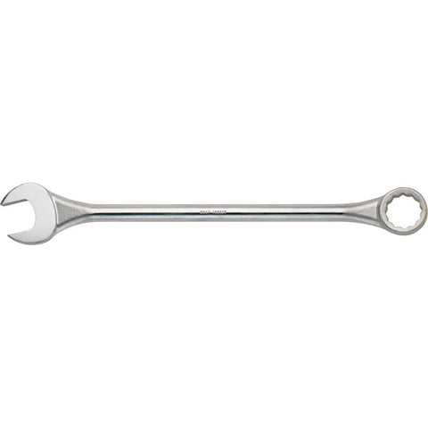 12 point metric round shank combination wrenches 15 offset satin chrome finish